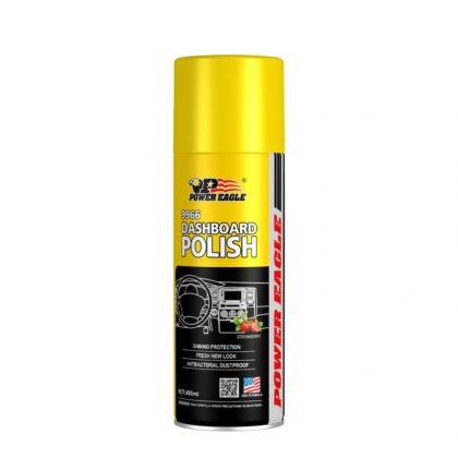 "Power Eagle Dashboard Polish – High-gloss interior protectant for a dust-free and UV-protected dashboard"